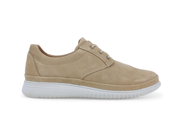 Melluso Scarpe Stringate Uomo Comfort Dinamico Tomaia Nabuk Beige U41139Z-244757
